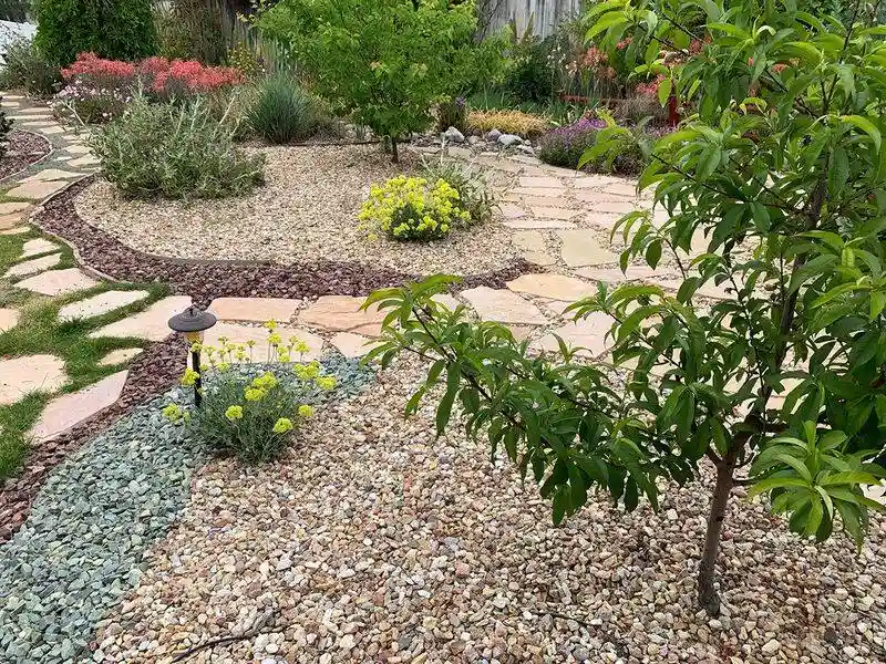 Mulch with Stones