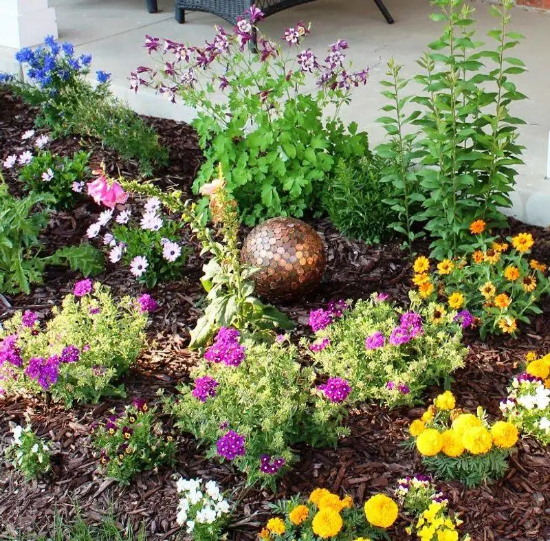 Pennies in Garden Bed