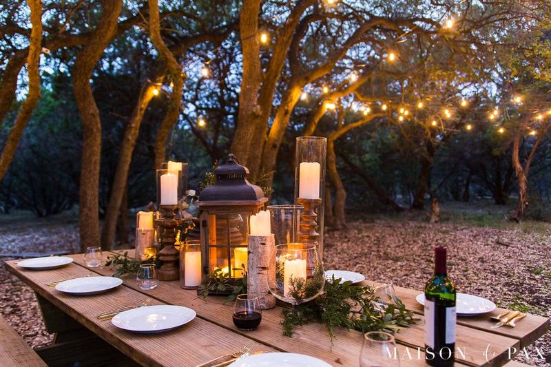 Rustic Outdoor Dining Area