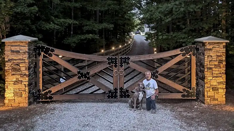 Rustic Wooden Gate