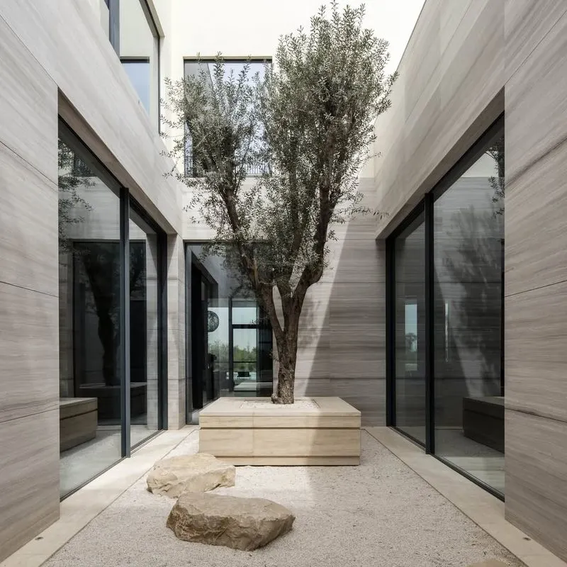 Minimalist Courtyard
