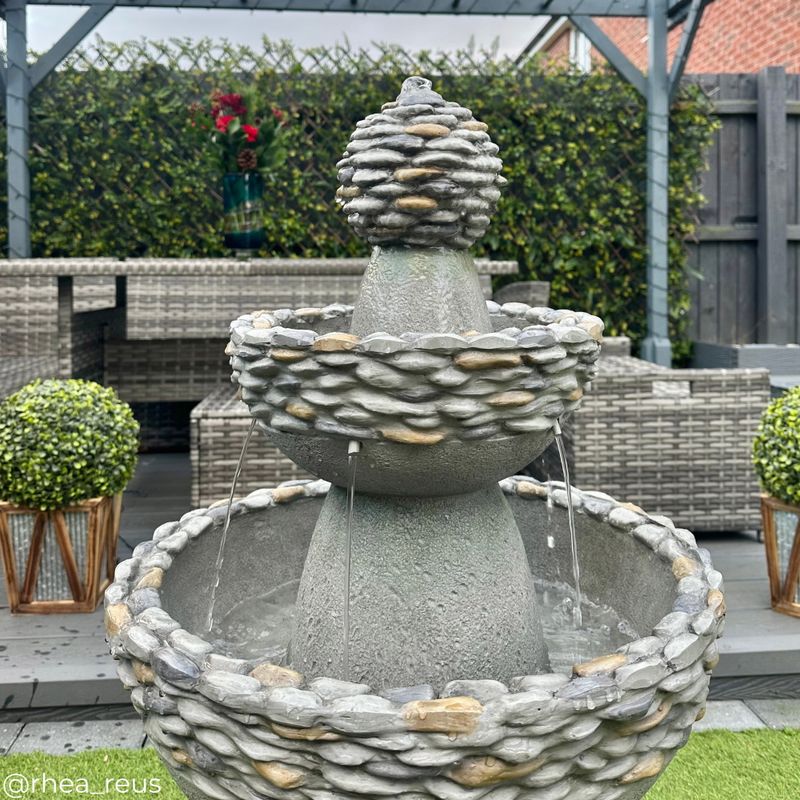 Tiered Stone Fountain