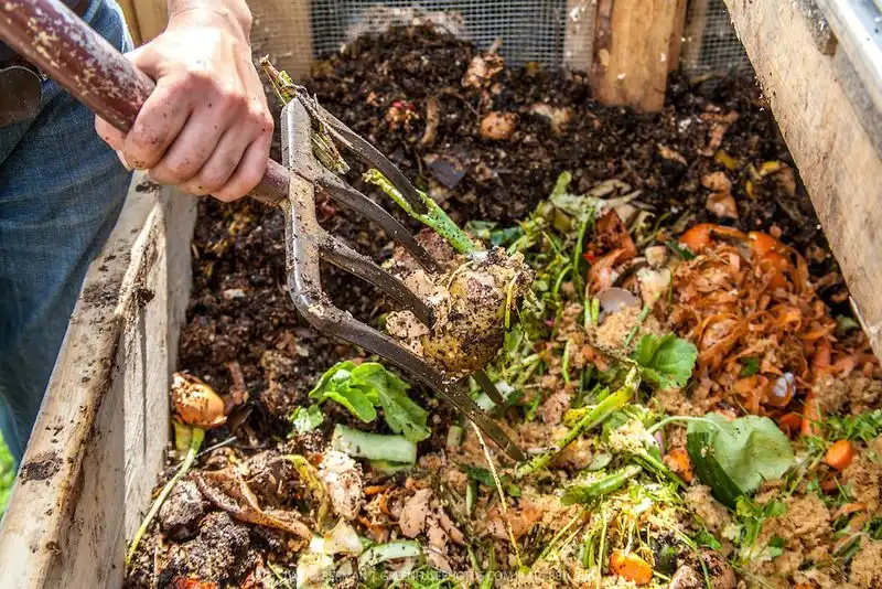 Turning Compost