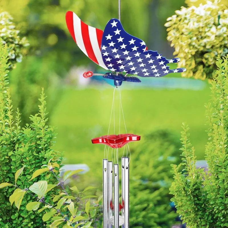 Wind Chimes and Flags