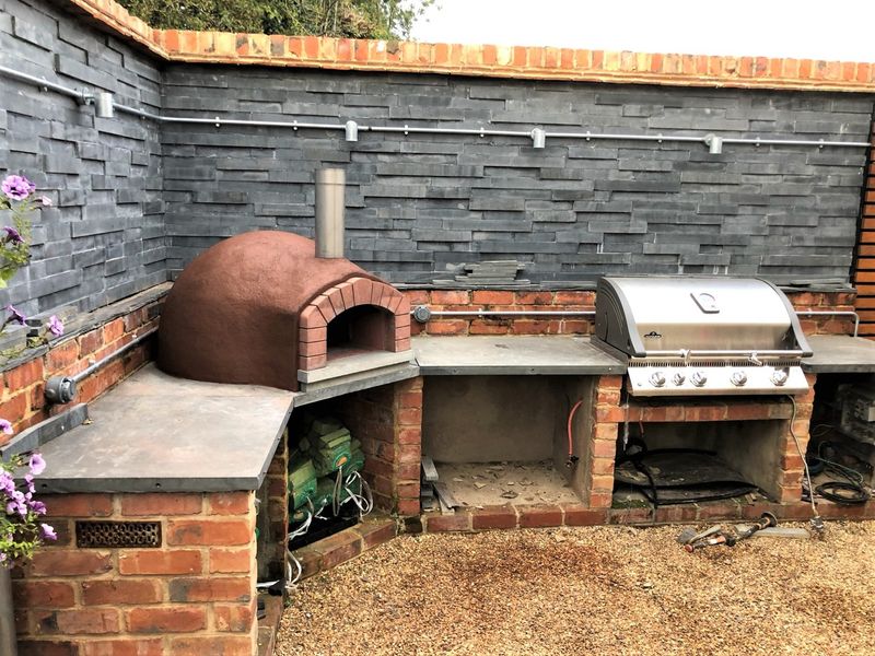 Wood-Fired Pizza Oven Corner