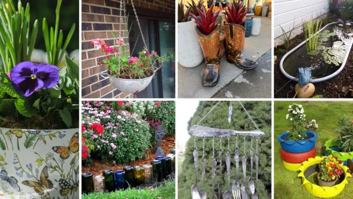 16 Strange Ways People Use Household Stuff in Their Gardens