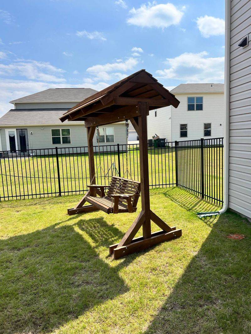 Porch Swing with Canopy
