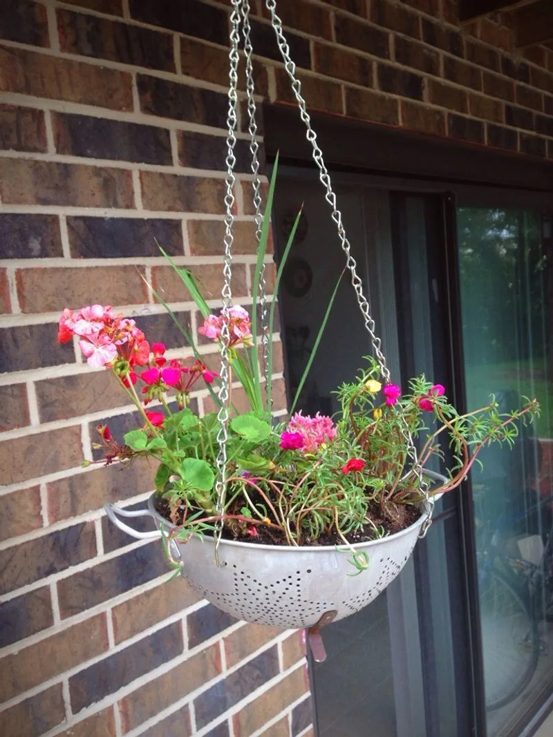 Colander Hanging Baskets