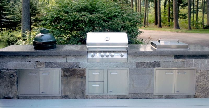 Concrete Outdoor Kitchen Counter