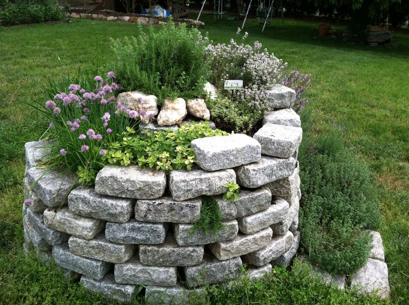 Concrete Herb Spiral