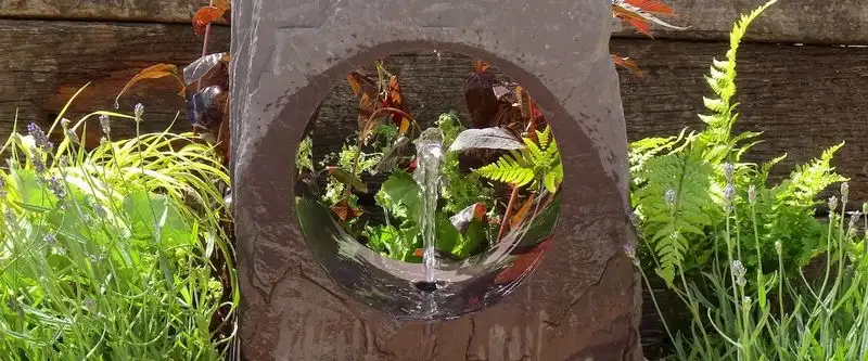 Recycled Material Water Wall