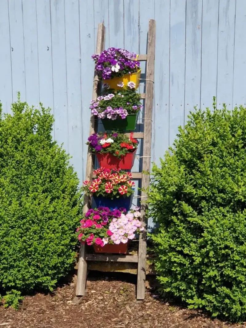 Ladder Tower Garden