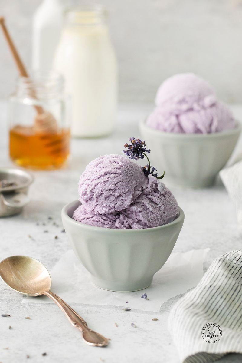 Lavender Infused Ice Cream
