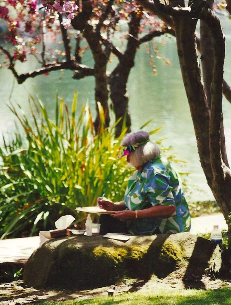 Participating in Garden Art