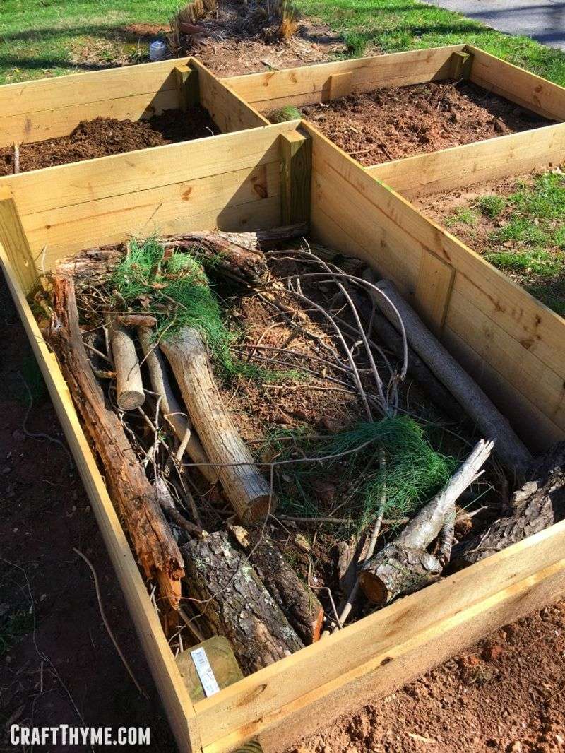 Hugelkultur Bed