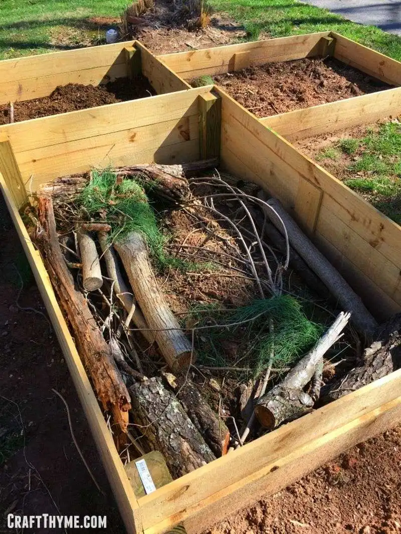 Hugelkultur Bed