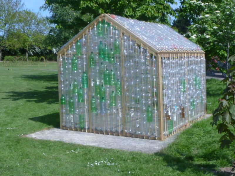 Plastic Bottle Greenhouses