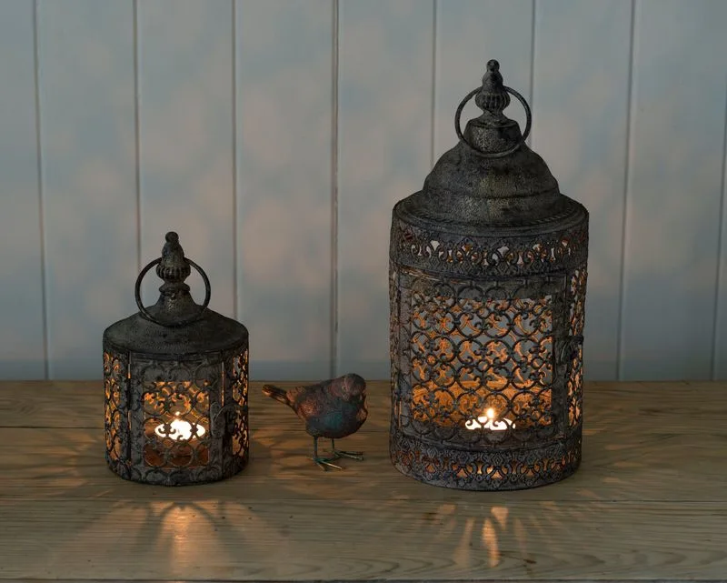 Antique Lantern Candle Holders