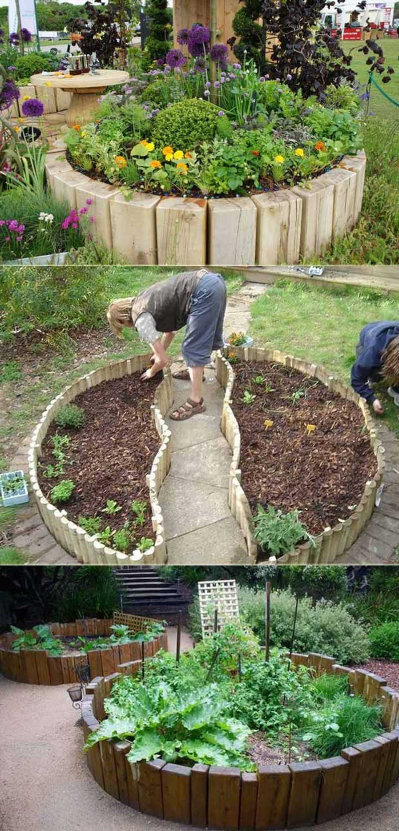 Rustic Veggie Wheel