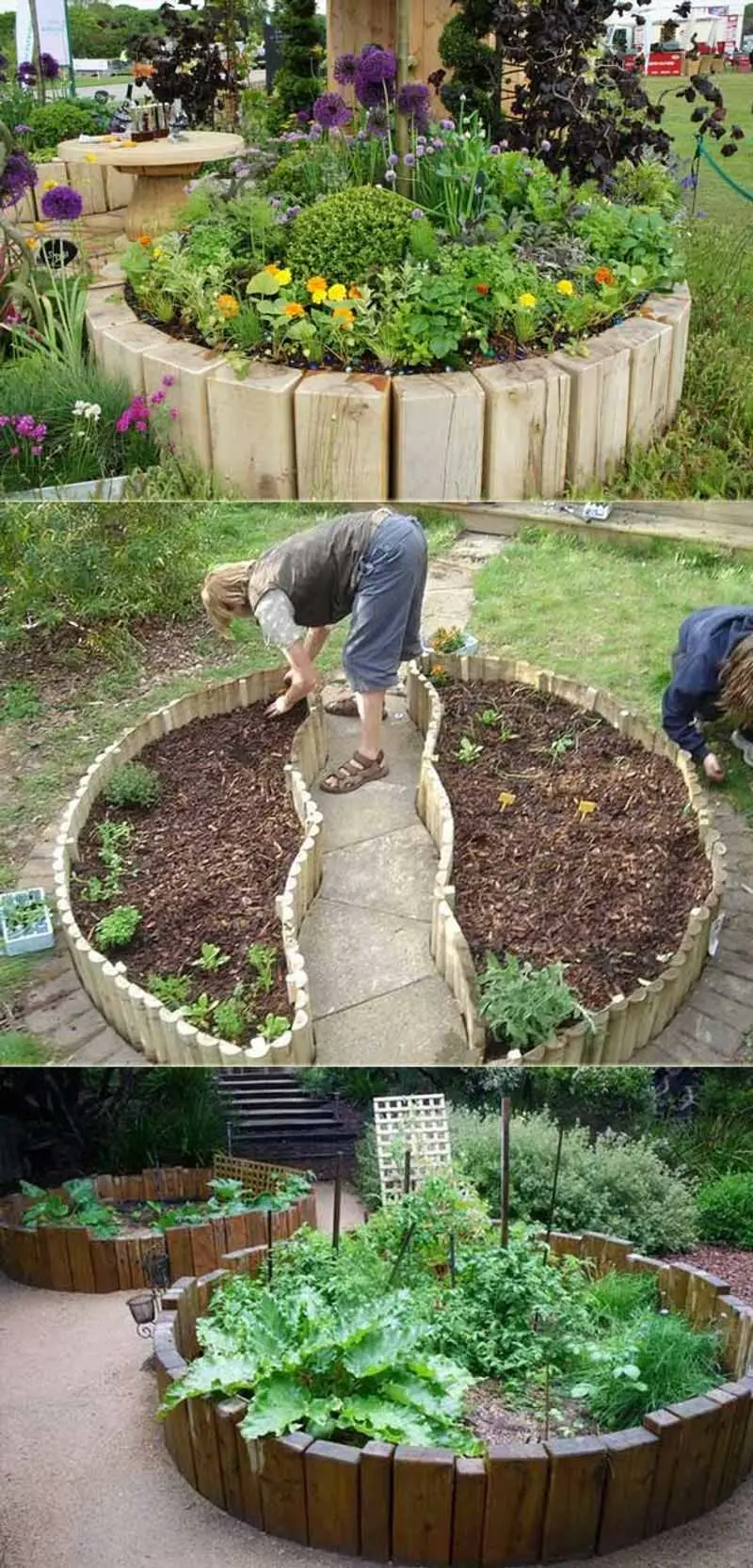Rustic Veggie Wheel