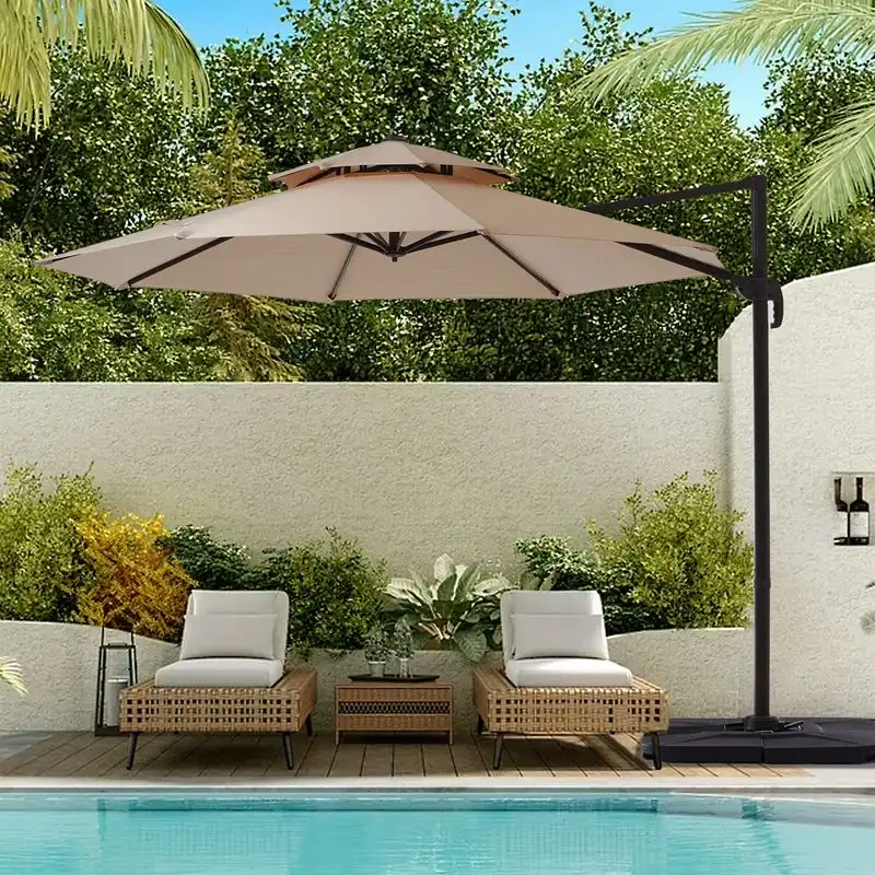 Storm-Ready Garden Umbrellas