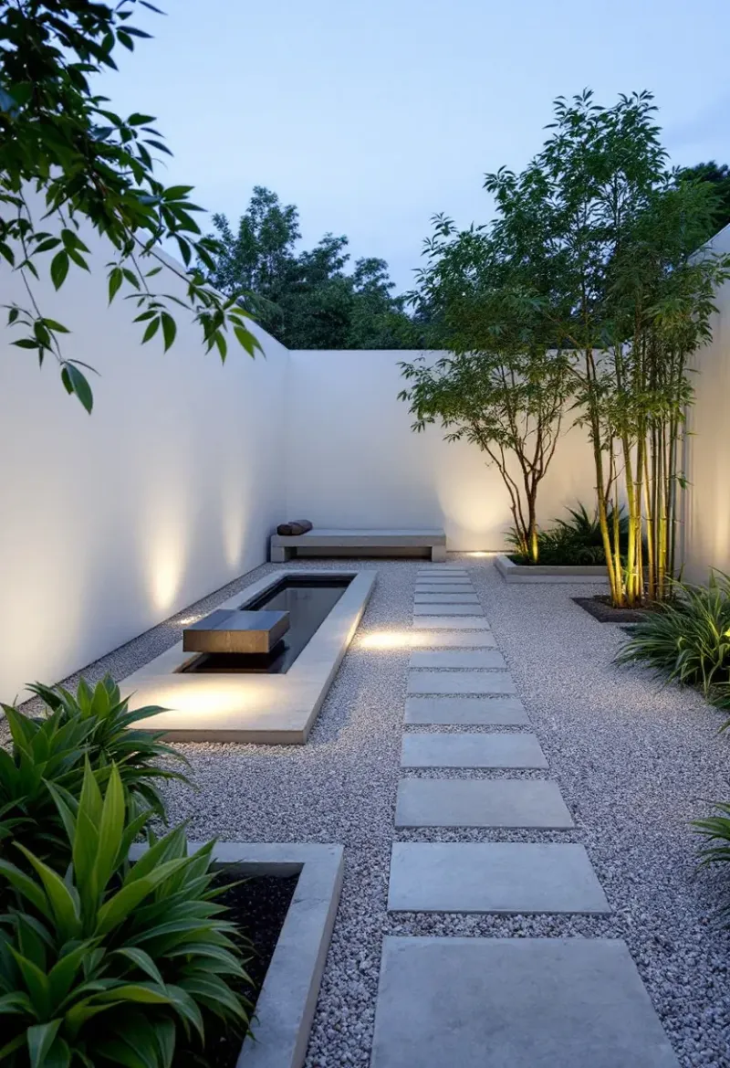 Contemporary Minimalist Garden