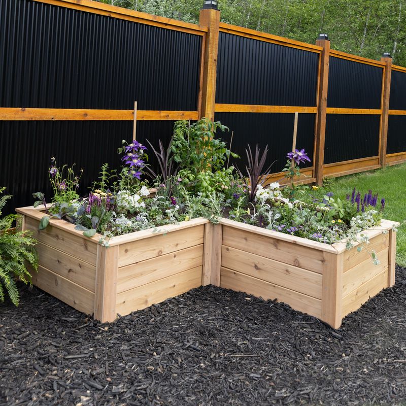 L-Shaped Corner Bed
