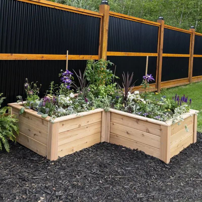 L-Shaped Corner Bed