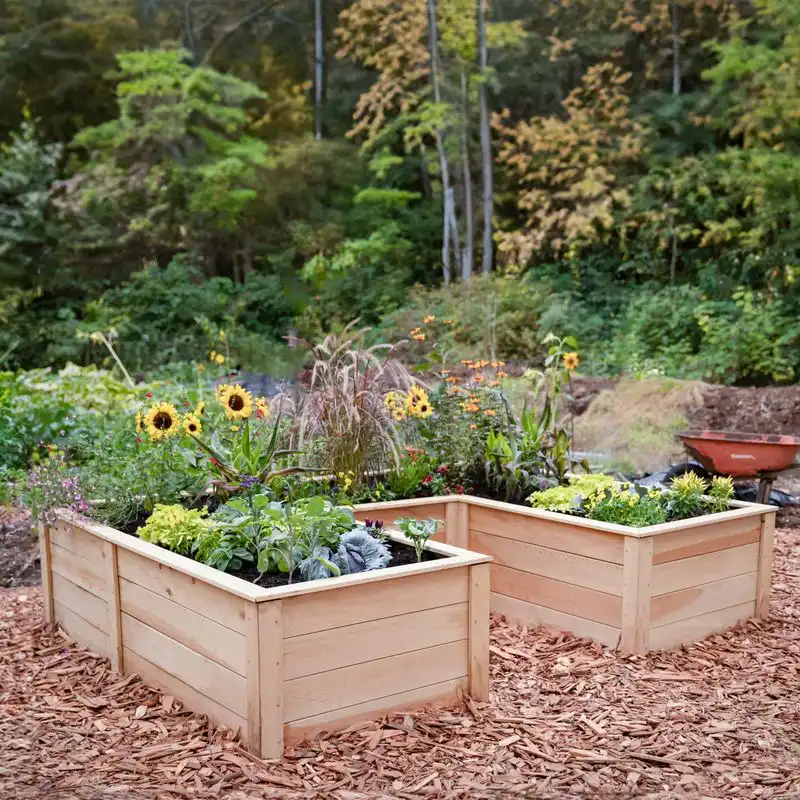 U-Shaped Raised Bed