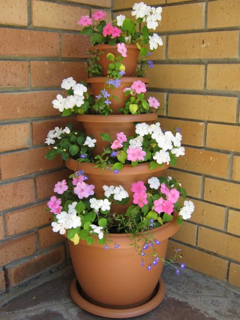 Flower Pot Tower Garden