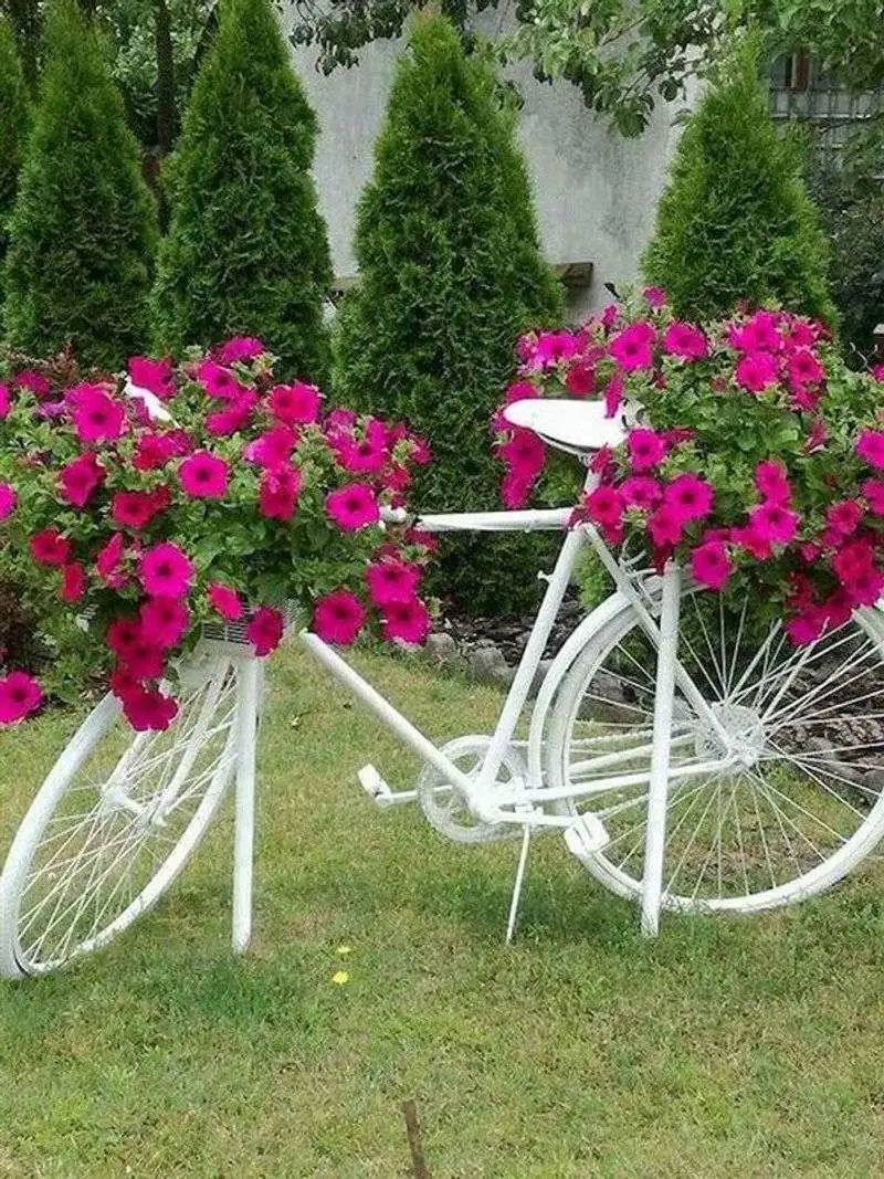 Bohemian Bicycle Planter
