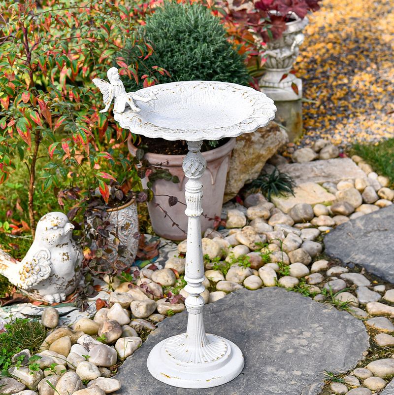 Rustic Birdbath