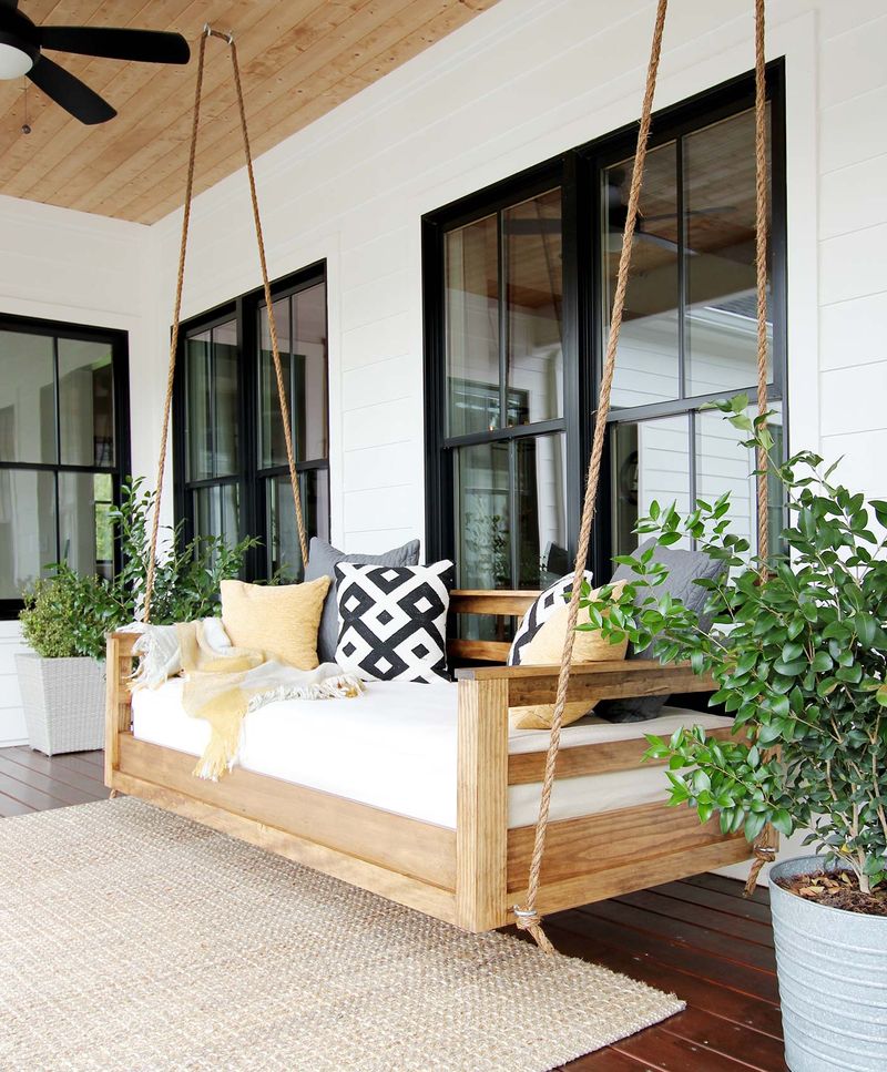 Farmhouse Swing Bed