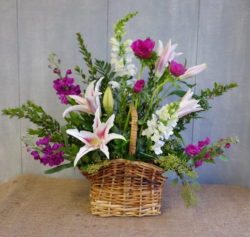 Wicker Basket Arrangements