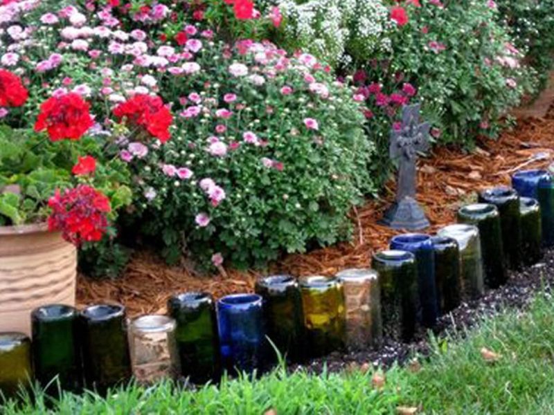 Wine Bottle Edging