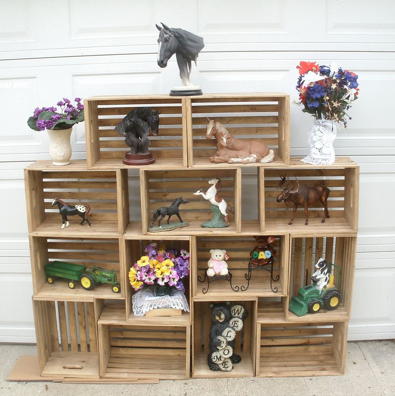 Wooden Crate Displays