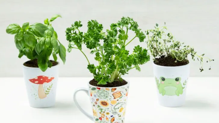 15 Herbs You Can Grow in a Coffee Mug on Your Desk