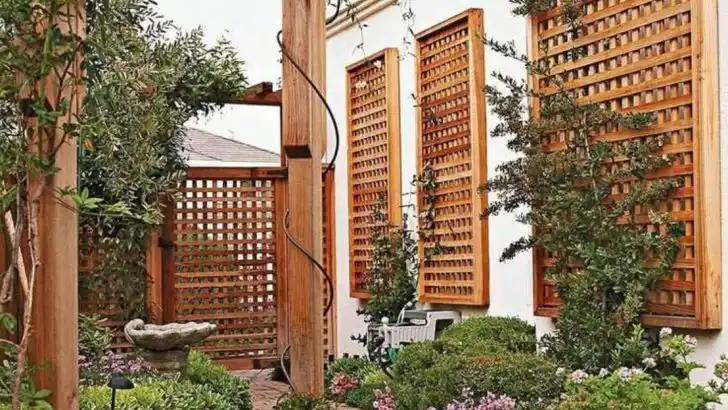15 Simple Trellises You Can Build from Things in Your Garage