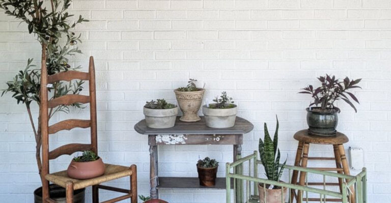 18 Ways to Use Recycled Furniture as Gorgeous Plant Displays