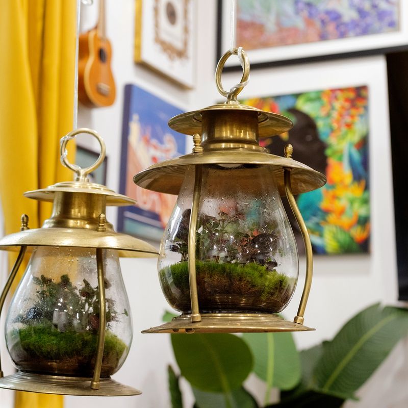 Antique Lantern Terrarium