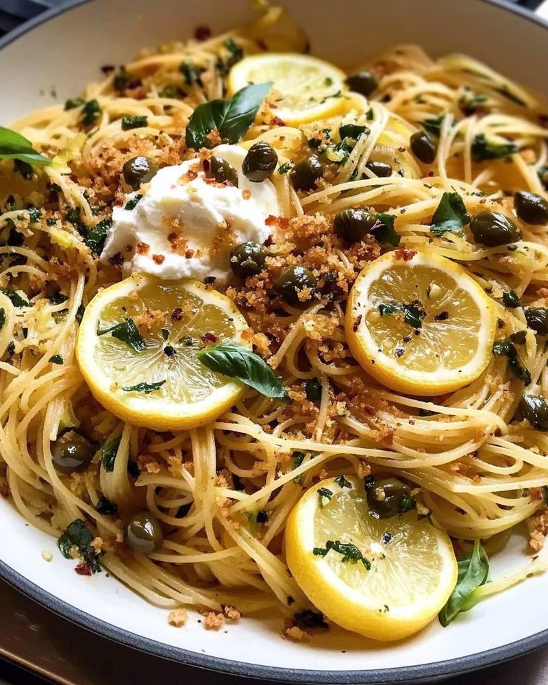 Basil Lemon Pasta