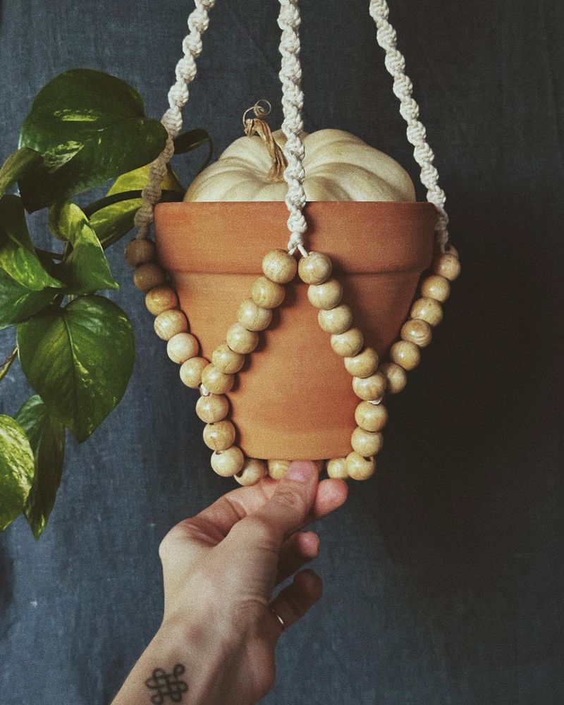 Beaded Plant Hangers
