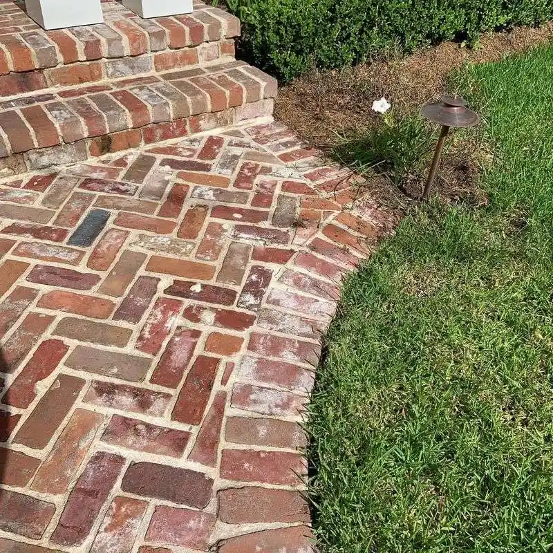 Brick Herringbone Path