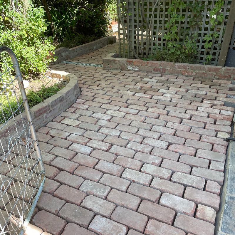 Brick and Sand Path