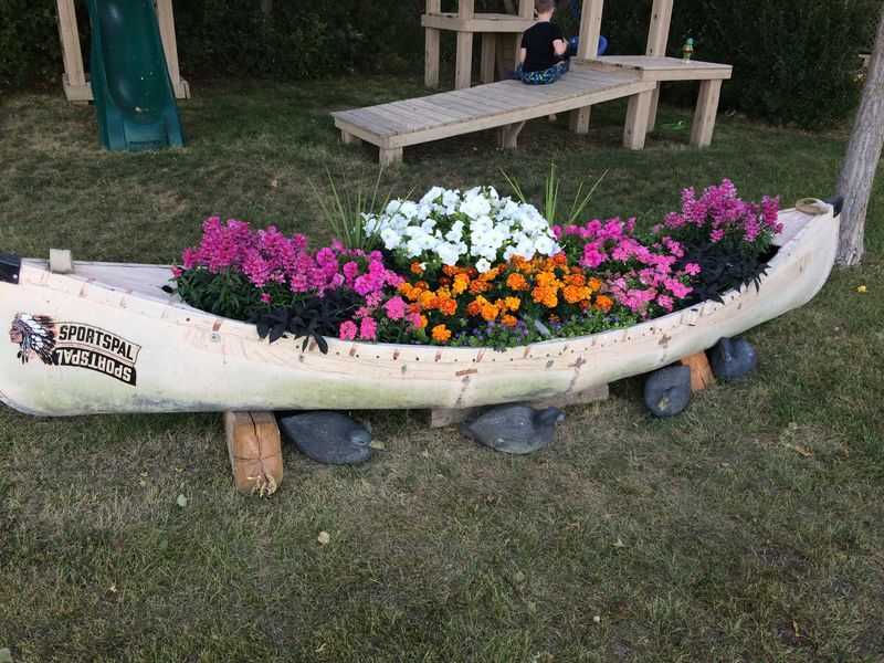Canoe Planter
