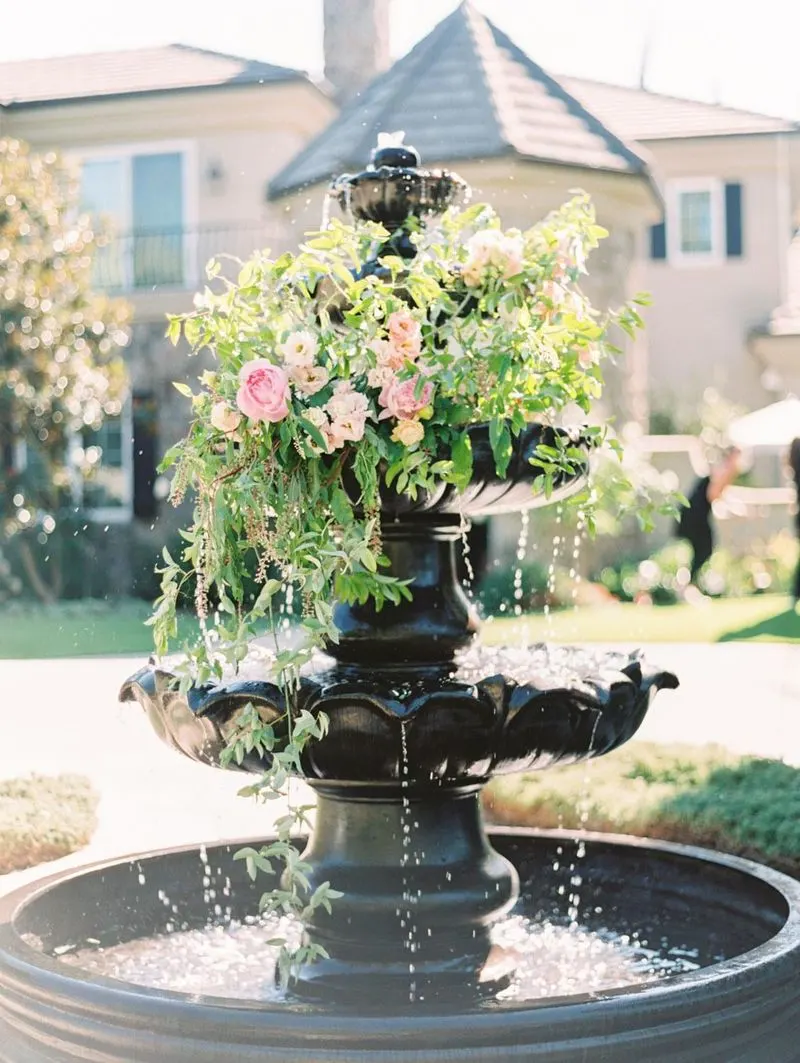 Cascading Blooms Fountain
