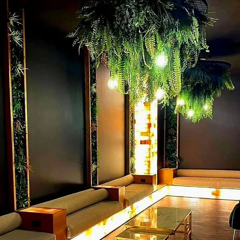Chandeliers with Greenery