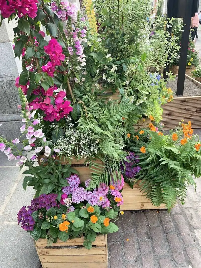 Colorful Crate Stack