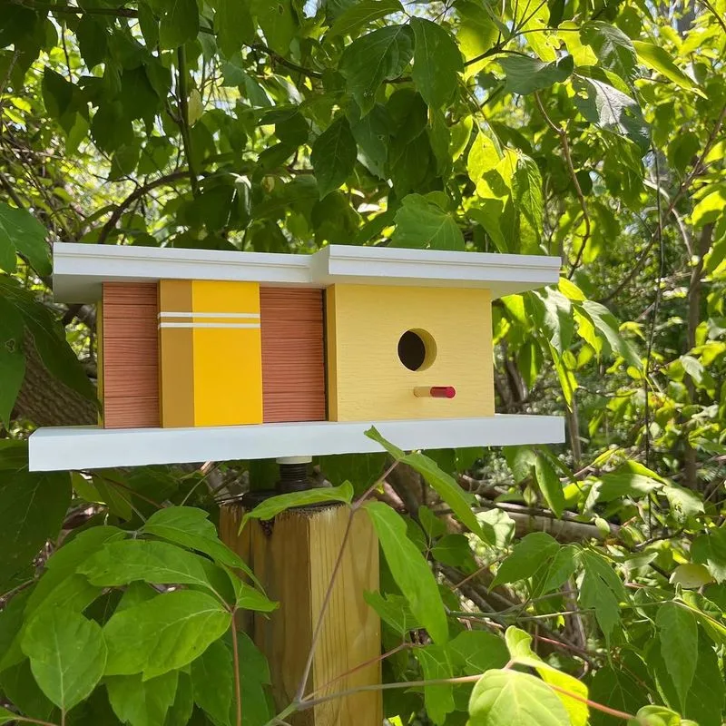 DIY Birdhouse Village