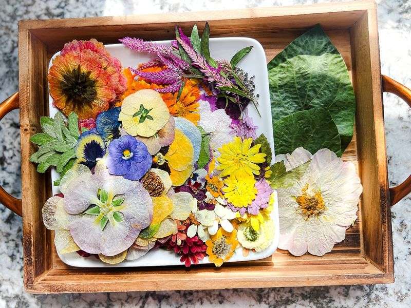 Edible Flower Arrangement